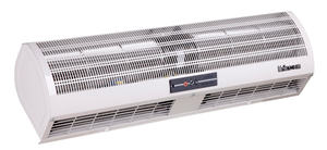 36 inch heated quiet Air Curtain for overhead doors